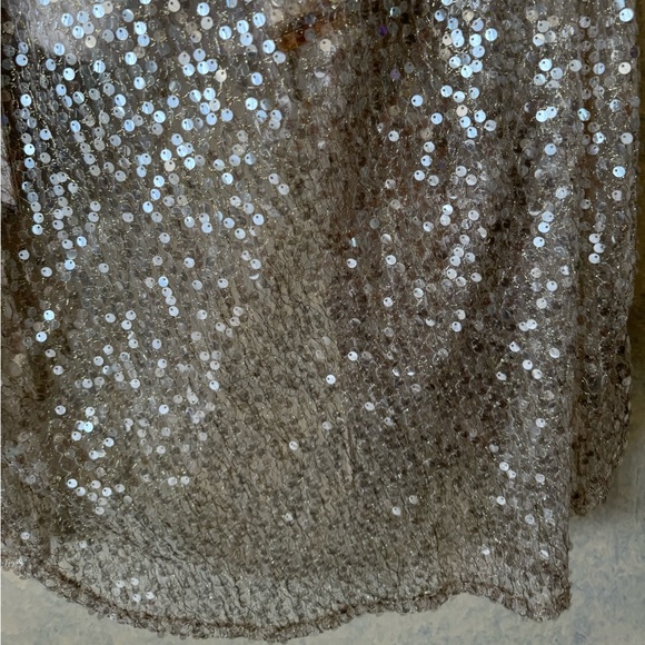 CLUB L | CHAMPAGNE CAMI SWEETHEART NECK BRALETTE & SHIRT - Picture 7 of 11